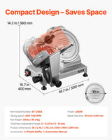 Built in sharpening stone mounted on the commercial meat slicer