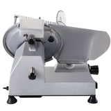Non slip feet supporting the electric food slicer on a bench