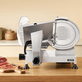 Built in sharpening stone fitted to the commercial meat slicer