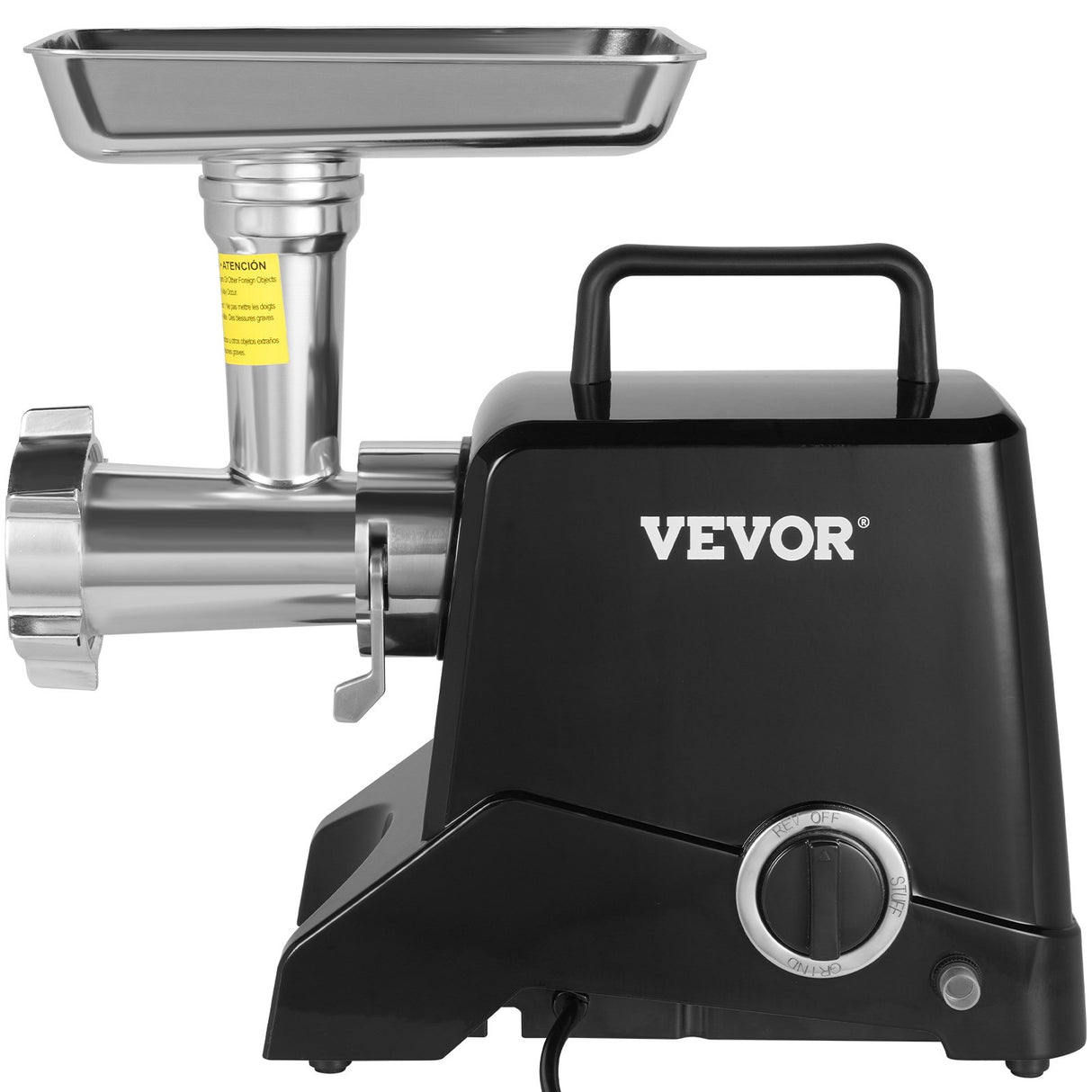 Dimension diagram of the commercial electric meat grinder
