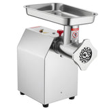 Sausage being filled using the stuffer attachment