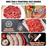 Two SUS420 stainless steel grinding blades supplied with the meat grinder