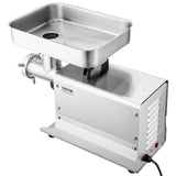 Dimension diagram of the 1100 W commercial meat grinder
