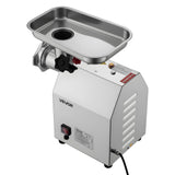 Dimension diagram of the 850 W size 12 meat grinder