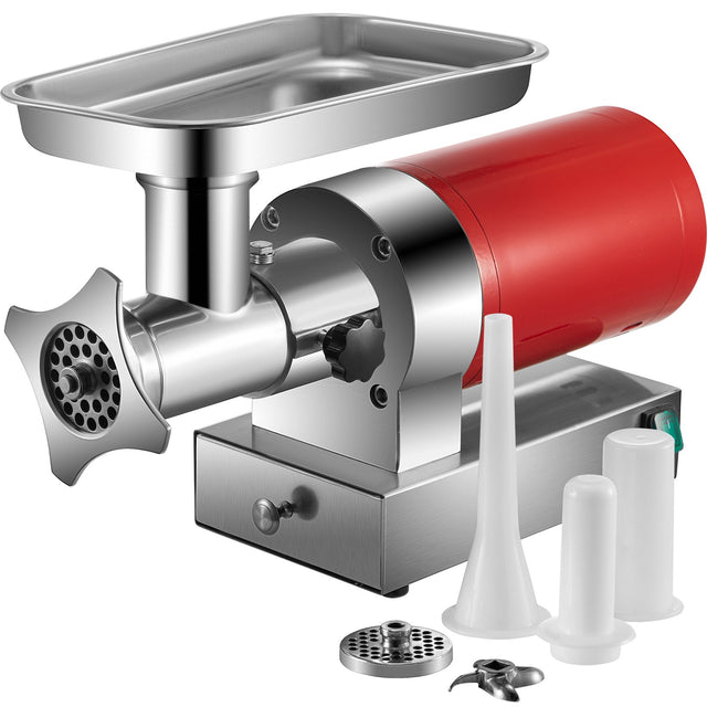 1100 W stainless steel electric meat grinder and mincer with meat tray
