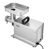 Dimension diagram of the 300 W stainless steel meat grinder