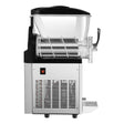 12 L stainless steel slushy machine with clear tank and digital control panel