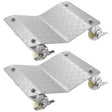 Tire wheel dollies 16 x 12 inch steel car dolly 2 pack