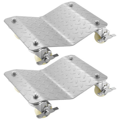 Tire wheel dollies 16 x 12 inch steel car dolly 2 pack