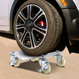 Tire wheel dollies 16 x 12 inch steel car dolly 2 pack