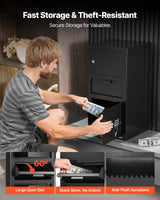 Lugano Drop Safe, 3.6 cu.ft, Front Drop Slot, Digital Keypad