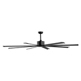 Dimension diagram of the ceiling fan showing the 213 cm blade span