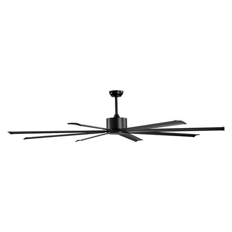 Dimension diagram of the ceiling fan showing the 213 cm blade span