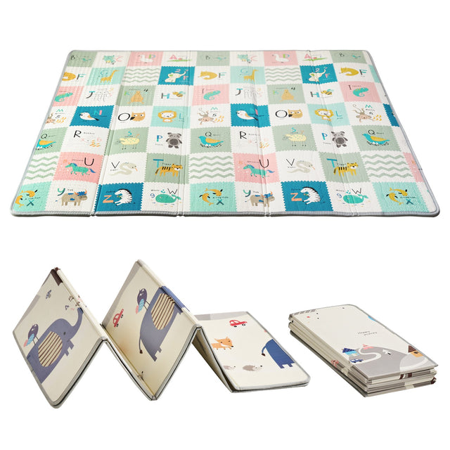 Extra large reversible foam baby play mat
