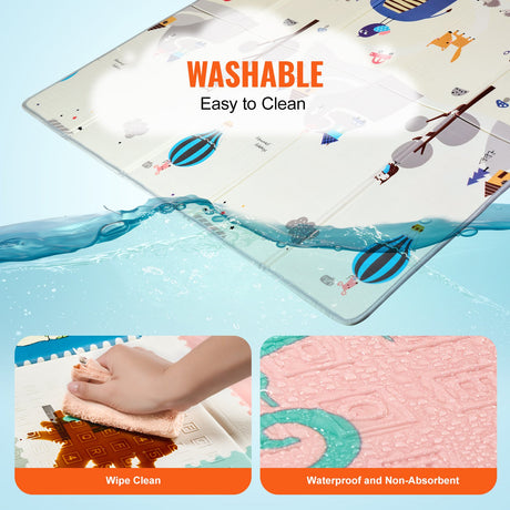 Foam baby play mat thickness detail