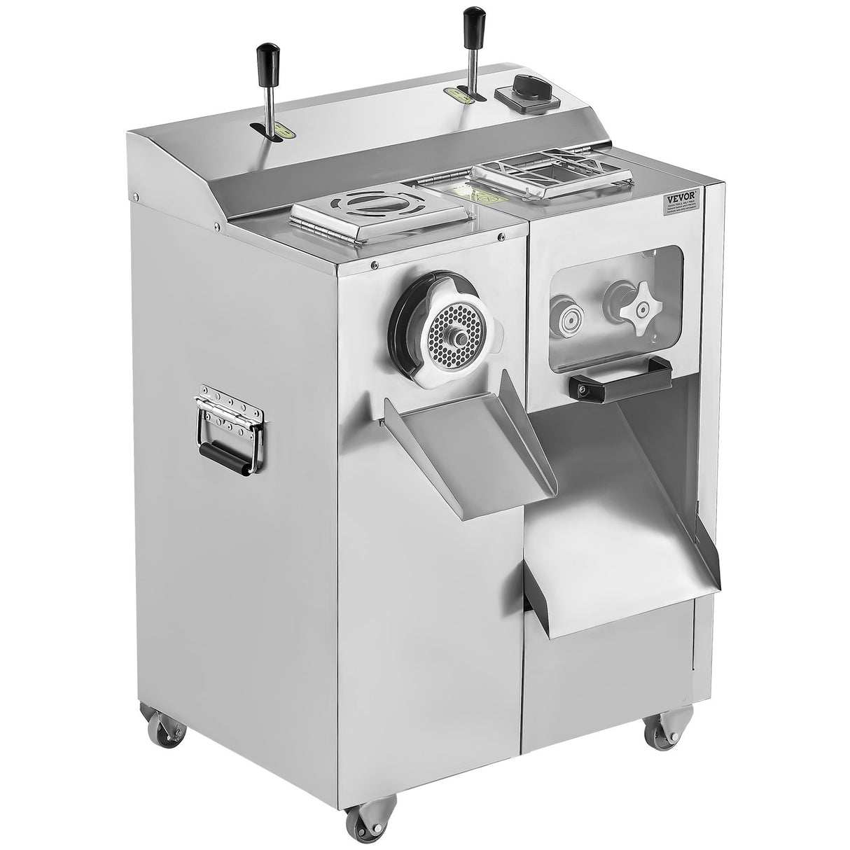 Control switch on the thick stainless steel housing