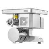 Dimension diagram of the 700 W meat grinder and slicer with 3.5 mm blade