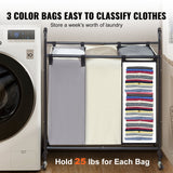 VEVOR 3-Section Heavy-Duty Laundry Sorter