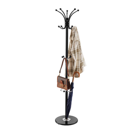 Point Lonsdale Marble Base Coat Stand with Umbrella Holder