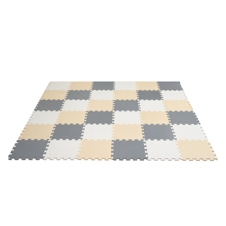 Kids foam puzzle play mat with interlocking tiles