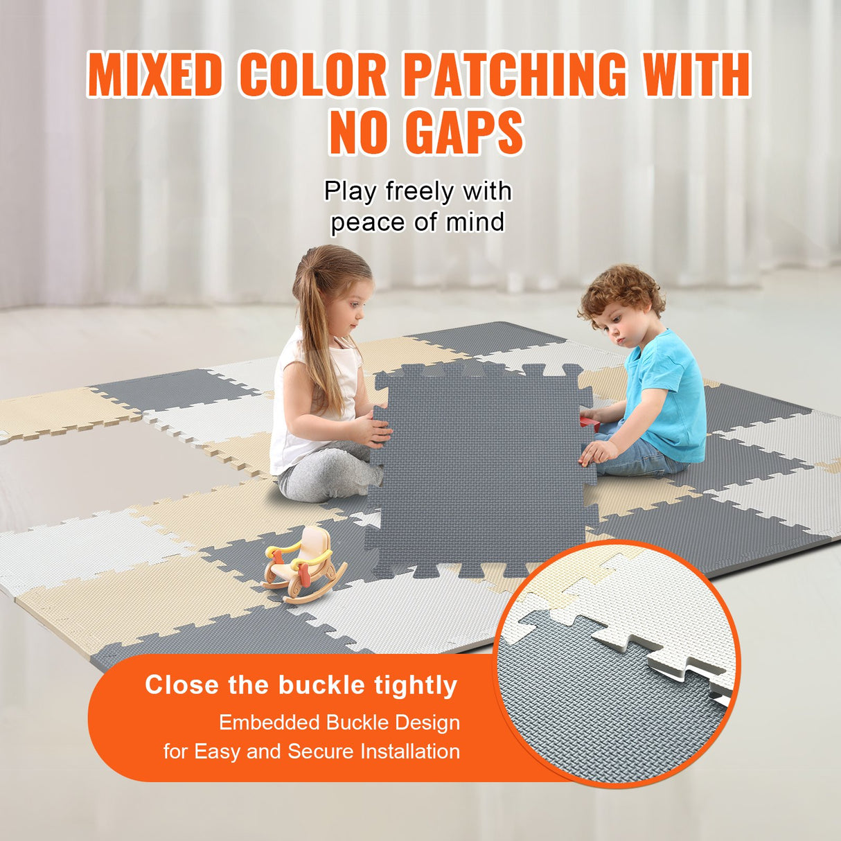 EVA foam puzzle play mat surface texture