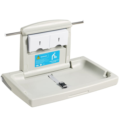 Wall Mounted Baby Changing Station with Safety Harness - view 1