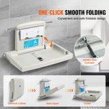 Wall Mounted Baby Changing Station with Safety Harness - view 3