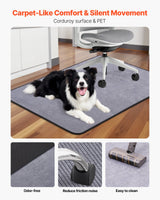 Office Chair Mat for Hard Floors, Corduroy, 915 x 1225 mm, Grey - view 5