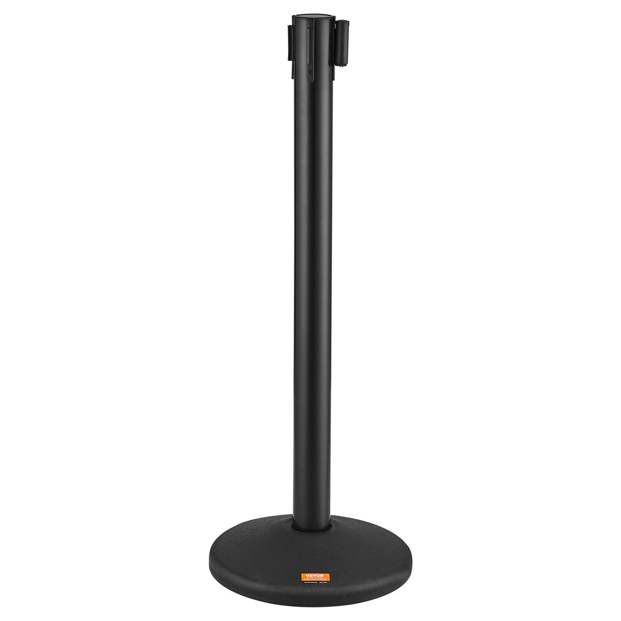 Black plastic stanchion set contents