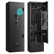 Bardolino steel four rifle gun safe cabinet with digital keypad