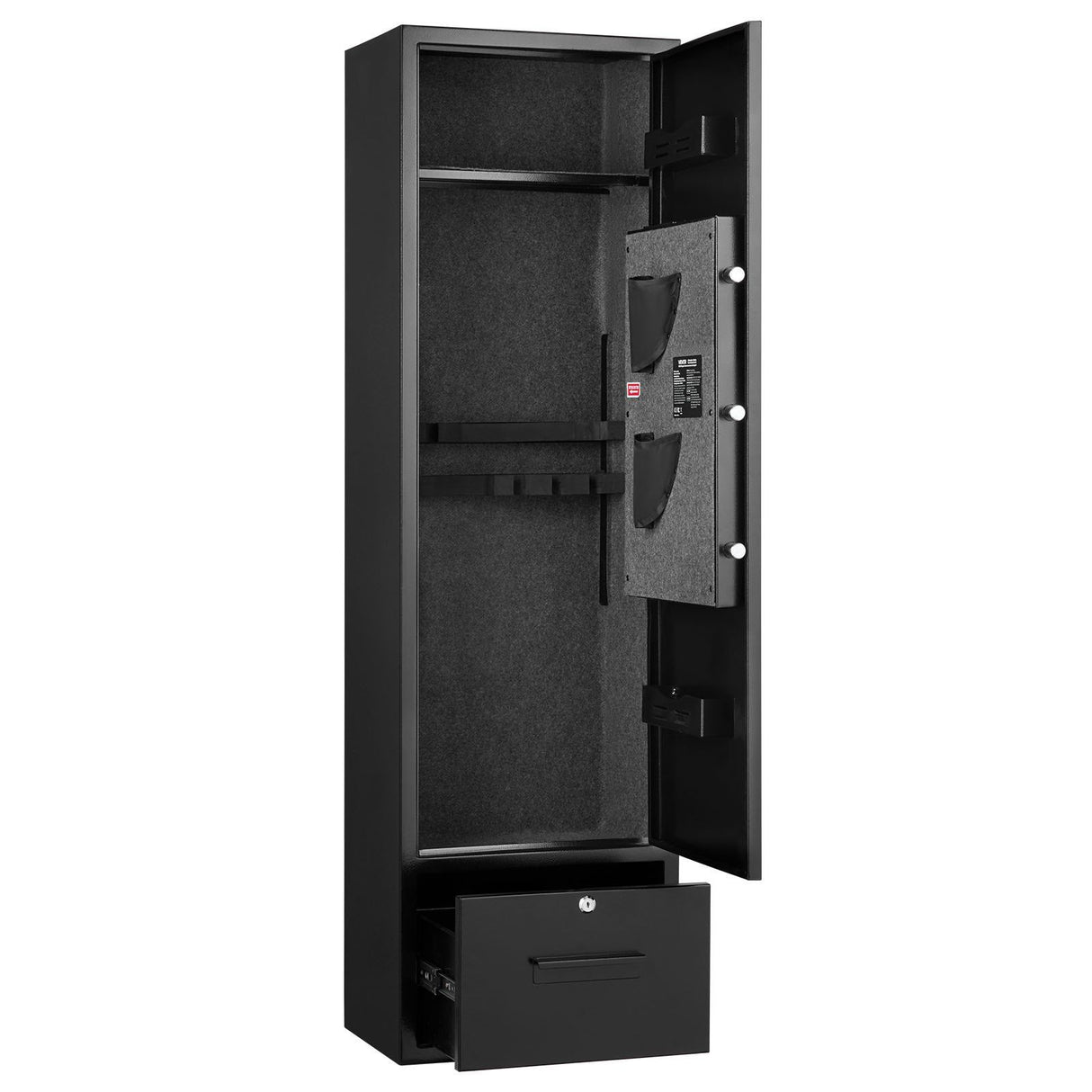 Bardolino Gun Safe, 4 Rifle Cabinet, Digital and Key Lock