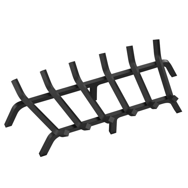 Goolwa heavy duty steel fireplace log grate with six legs for indoor and outdoor fireplaces