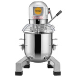 Dimension diagram of the 10 L commercial stand mixer