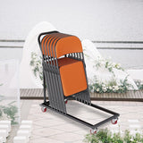 Folding Chair Dolly Trolley in use