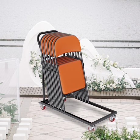 Folding Chair Dolly Trolley in use