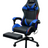 Ergonomic Gaming Chair with LED Lights and Footrest — Pink White, Blue or Black — Allure Home Collections