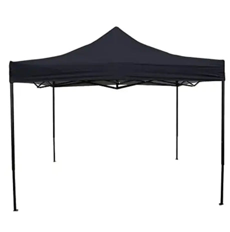 Close up of the powder coated steel frame, PP joints and canopy fastenings