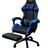 Ergonomic Gaming Chair with Headrest and Footrest — Black, White or Red — Allure Home Collections