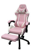 Ergonomic Gaming Chair with Headrest and Footrest — Black, White or Red — Allure Home Collections