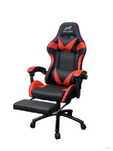 Ergonomic Gaming Chair with Headrest and Footrest — Black, White or Red — Allure Home Collections