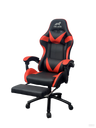 Ergonomic Gaming Chair with Headrest and Footrest — Black, White or Red — Allure Home Collections