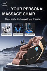 Full Body Zero Gravity Massage Recliner Chair — Grey — Allure Home Collections