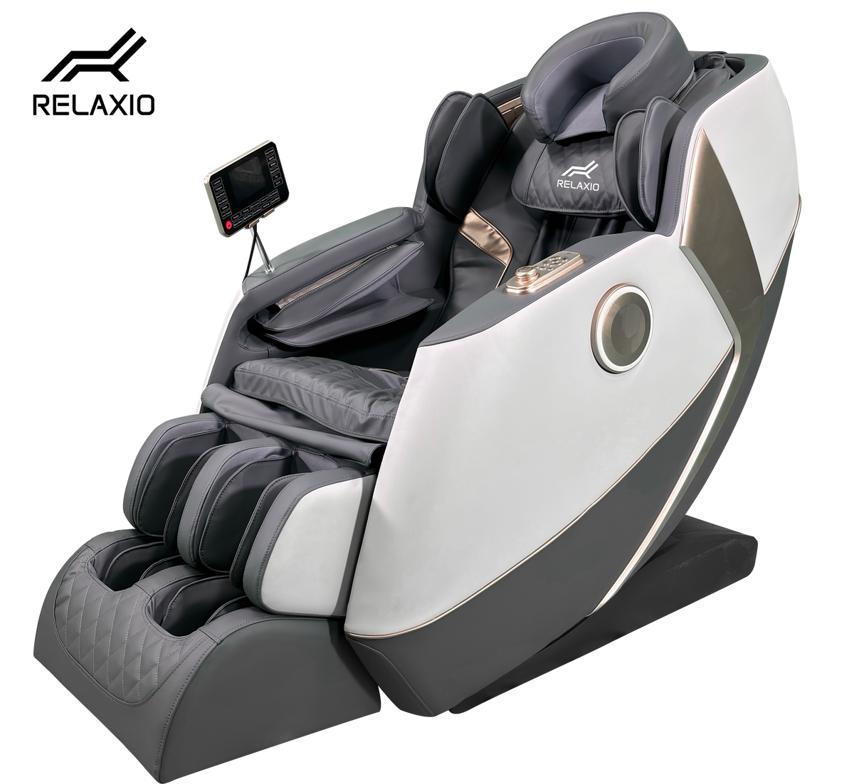 Full Body Zero Gravity Massage Recliner Chair — Grey — Allure Home Collections