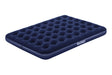 Queen flocked air mattress with coil beam construction