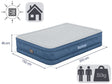 Rundle Queen Air Mattress, Fortech Snugable Top Raised 46cm