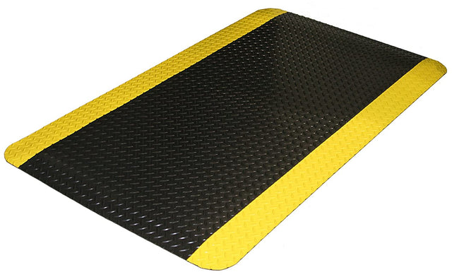 Anti Fatigue Standing Mat, Black and Yellow 90x60cm