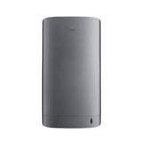 Dimension diagram of hand dryer, 556 mm high by 296 mm wide