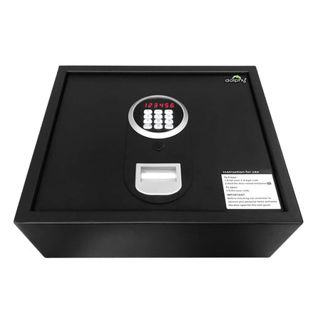 Medina top open hotel room safe with a digital keypad