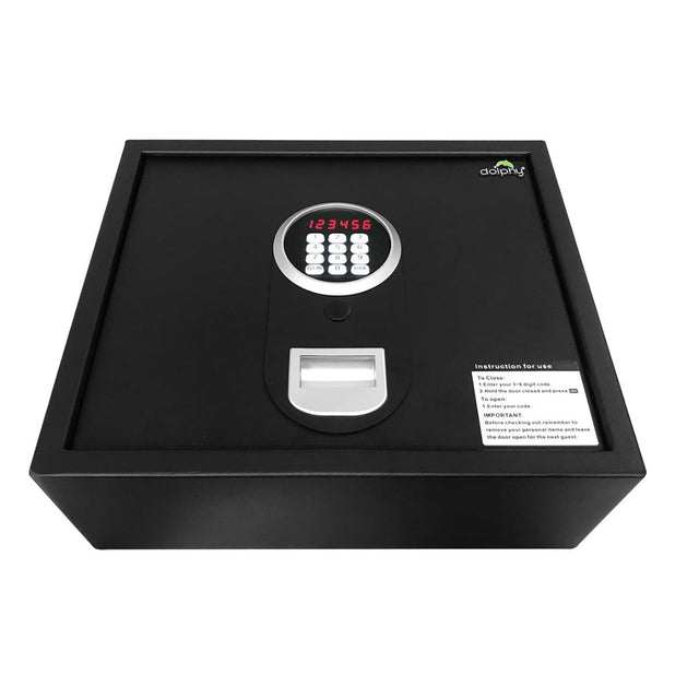 Medina top open hotel room safe with a digital keypad