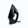 Casares black steam iron with a ceramic soleplate
